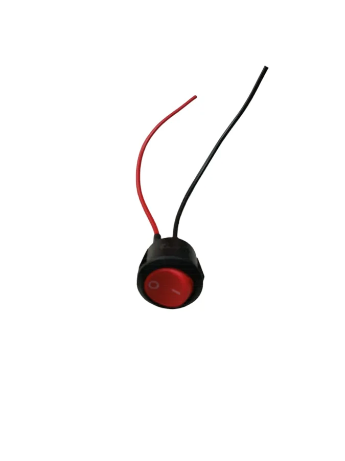 Кнопка-клавиша 12V (3B) LED d=20mm красн. RS-108