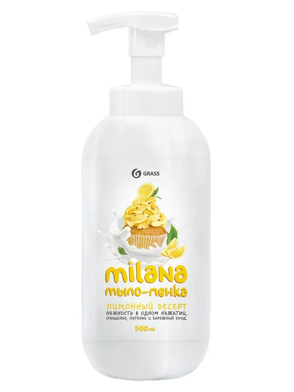 GraSS Жидкое мыло MILANA Мыло-Пенка лим. пирог 500мл 125332