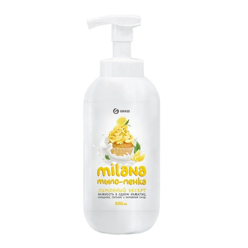 GraSS Жидкое мыло MILANA Мыло-Пенка лим. пирог 500мл 125332