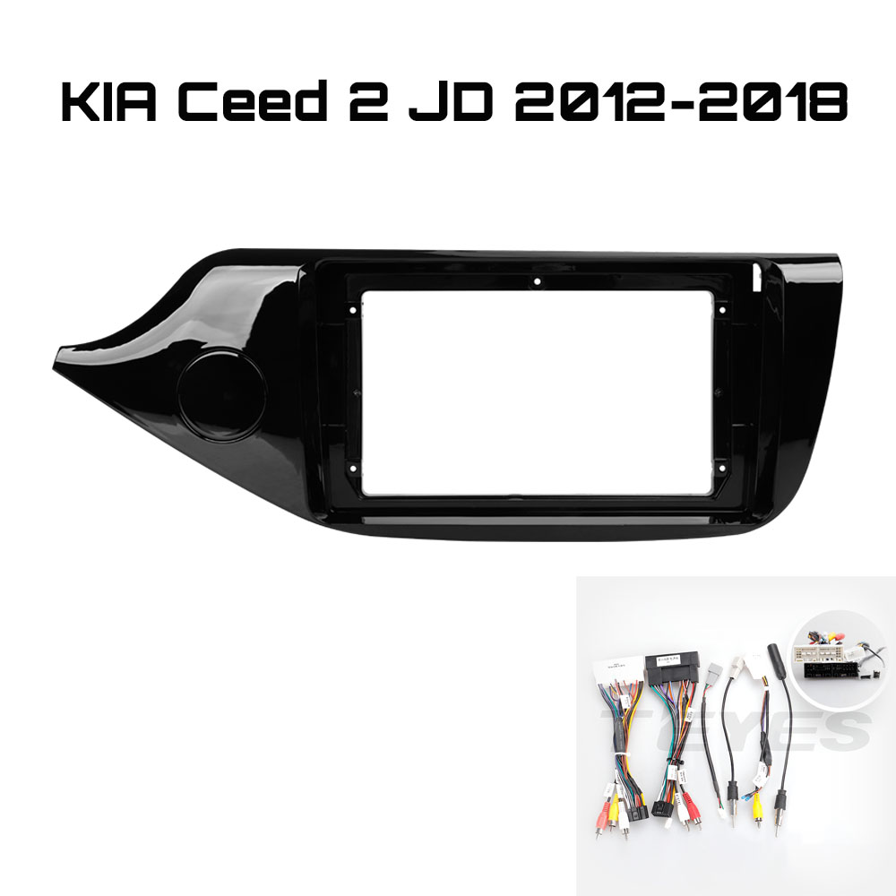Установочный к-т для штатной а/м 9" KIA Ceed 2 JD 2012-2018 + проводка