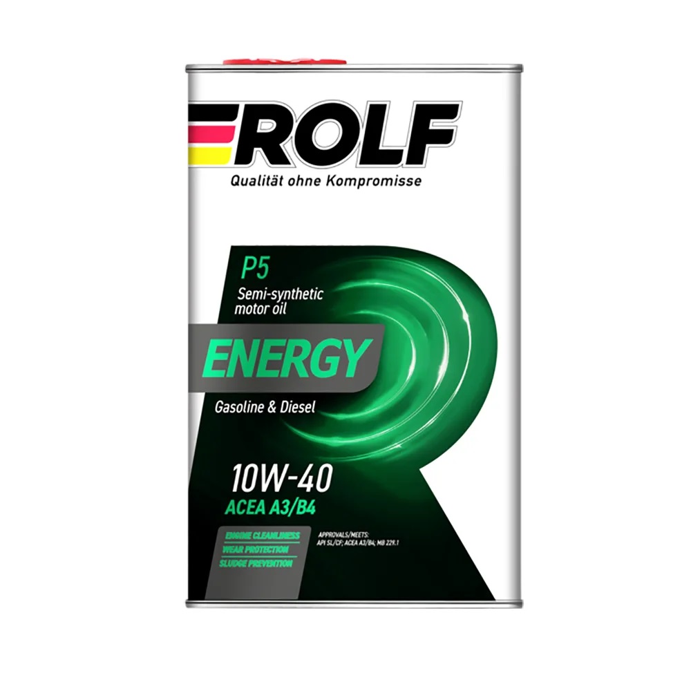 Масло моторное ROLF Energy 10w40 SL/CF 4л