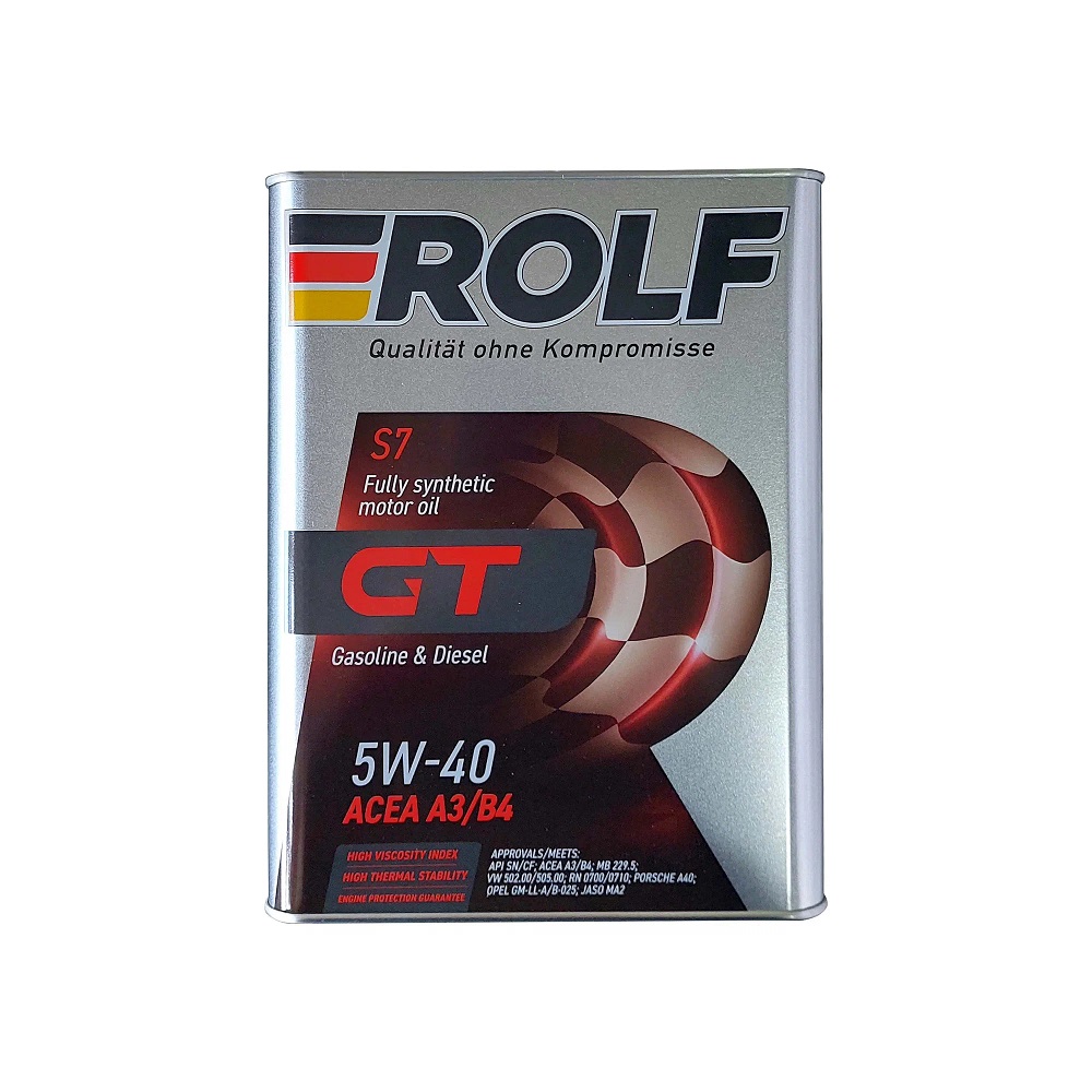 Масло моторное ROLF GT 5w40 SN/CF 4л