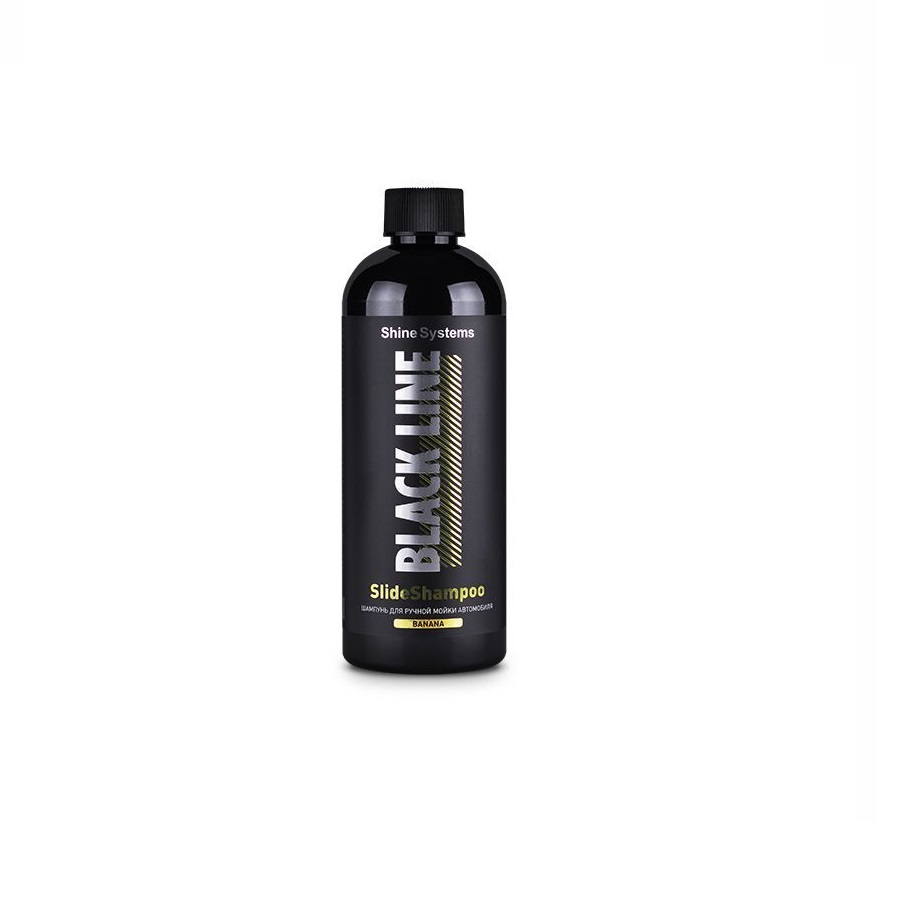 Shine Systems Black Line SlideShampoo Banana - шампунь для ручной мойки автомобиля, 400 мл