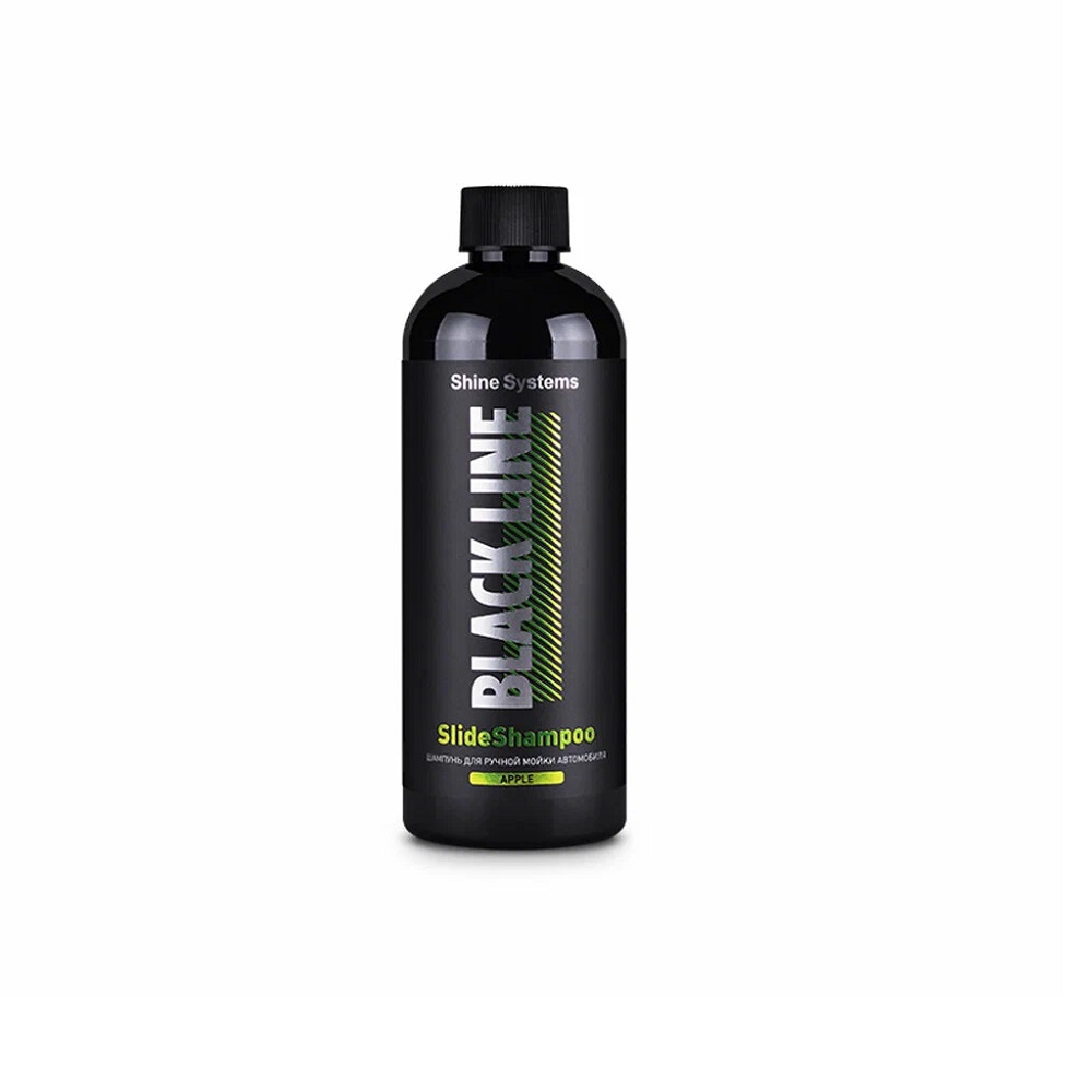 Shine Systems Black Line SlideShampoo Apple - шампунь для ручной мойки автомобиля, 400 мл