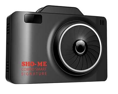 Антирад+Видеорег. Sho-Me Combo Smart Signature GPS