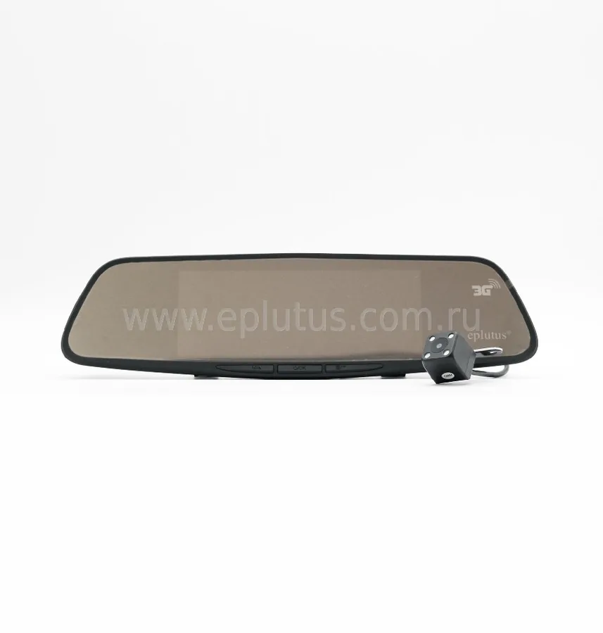Видеорегистратор eplutus D30 (Зеркало, Android) 2-кам. FullHD