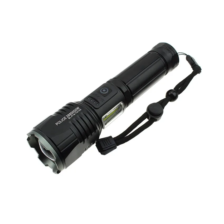 Фонарик ZOOM BX-P19Laser + 1бок. СВД заряд. TYPE-C