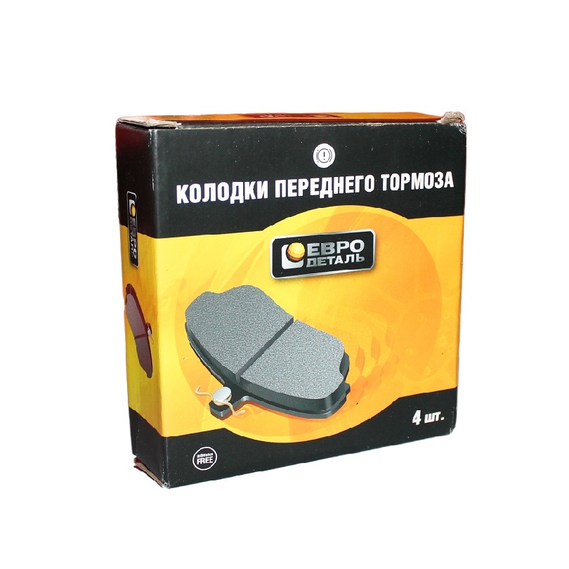 Колодки ПЕРЕД ЕВРОдеталь Renault Logan, Lada Largus 8v