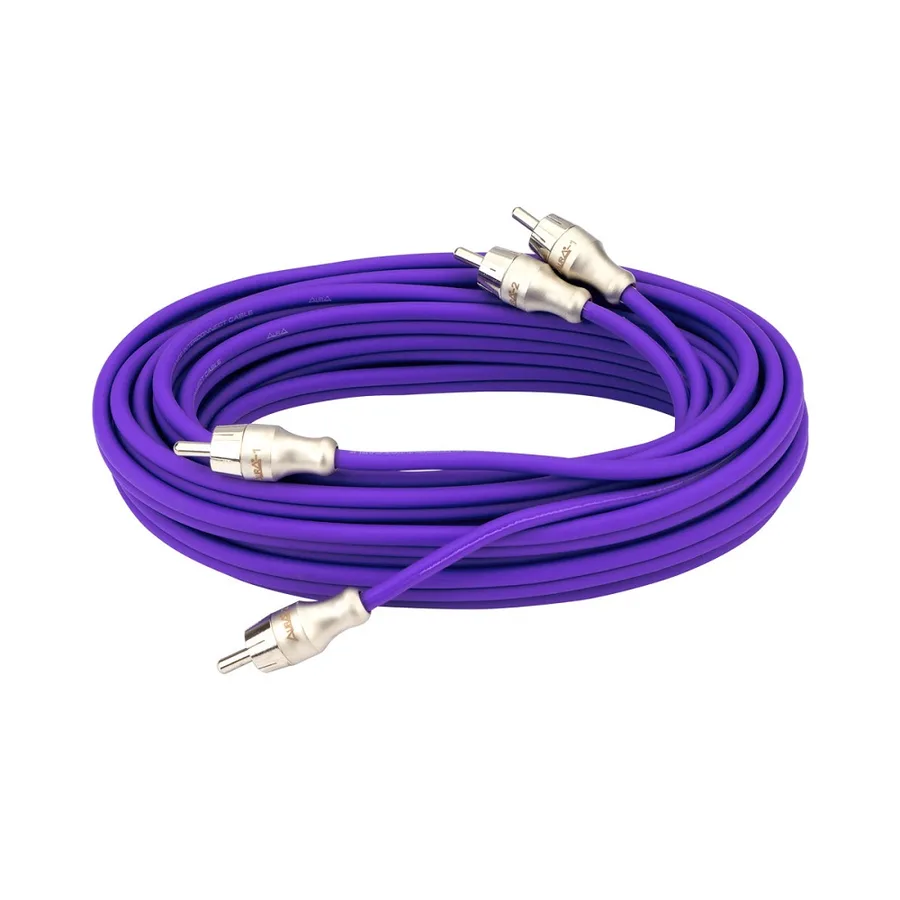 Кабель межблочный AURA RCA-B250 MkII медь 2х кан. 5м.