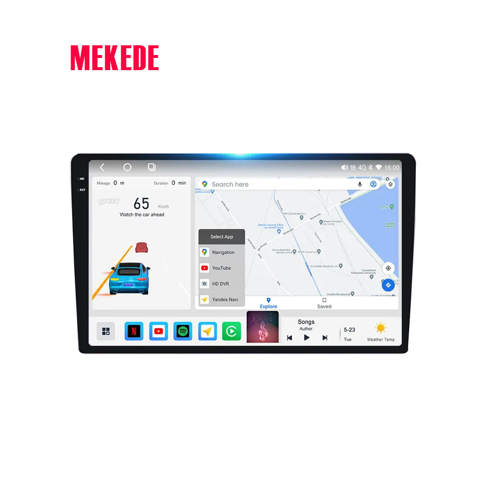Автомагнитола MEKEDE M300S-2K Voice Control (ANDROID 14) 9",8-ядер. 4GB-ОЗУ, 32GB + 4G модем DSP
