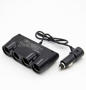 Разветлитель прикур. Eplutus 4гн. FC-420 + USB 360 Вт