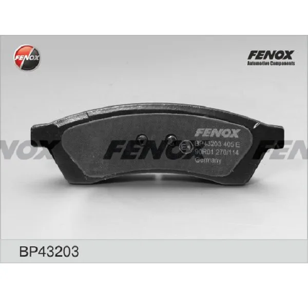 Колодки торм. зад. FENOX BP43203 Chevrolet Epica 2.0-2.5