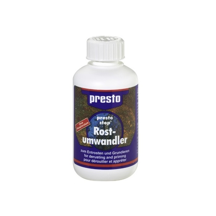 PRESTO Грунт-преобразователь ржавчины 0,25л