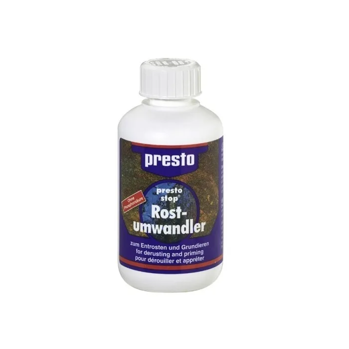 PRESTO Грунт-преобразователь ржавчины 0,25л