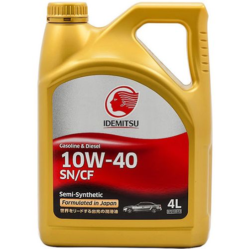 Масло моторное IDEMITSU S-S SN/CF 10w40 4л.