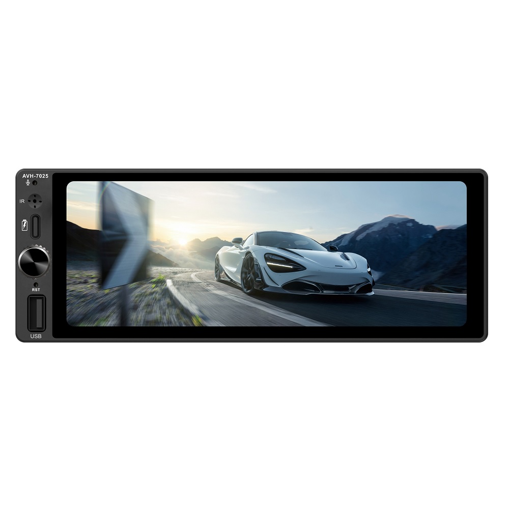 А/м SKYLOR AVH-7025 1DIN 6.86", 4x50, BT, USB, CarPlay