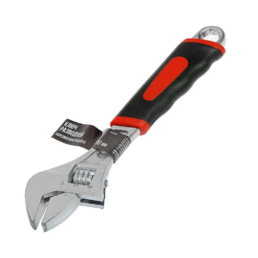 Ключ Разводной Top Tools 10" с обрезиненной ручкой A-0073