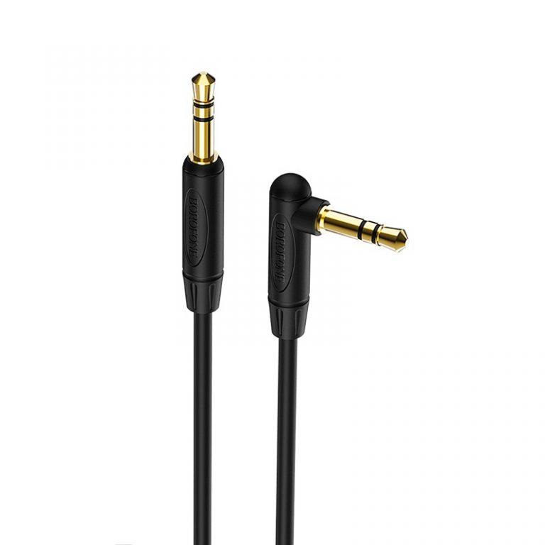 Провод 3.5 jack-jack (AUX) BOROFONE BL4 угловой