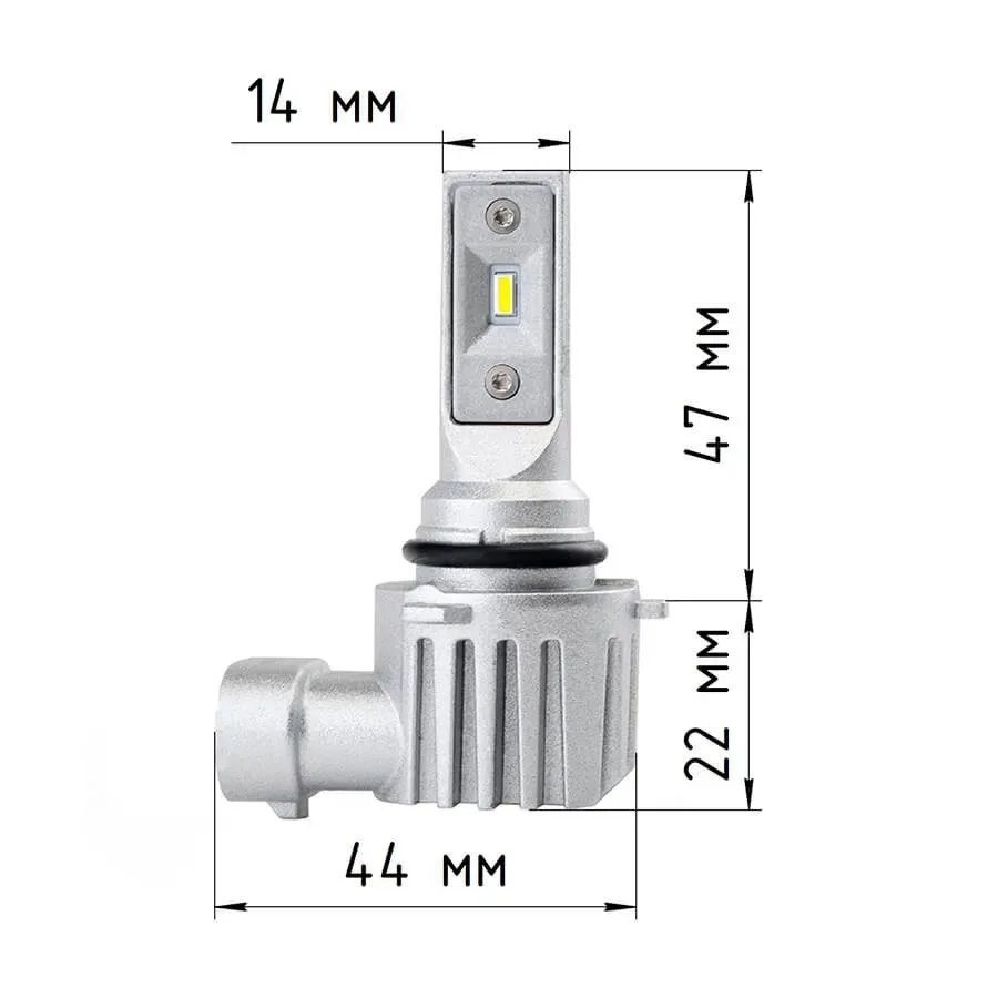 Светодиодные LED лампы ElectroKot Atomic 12-24V HB4 PRO CSP 6000K к-т 2шт