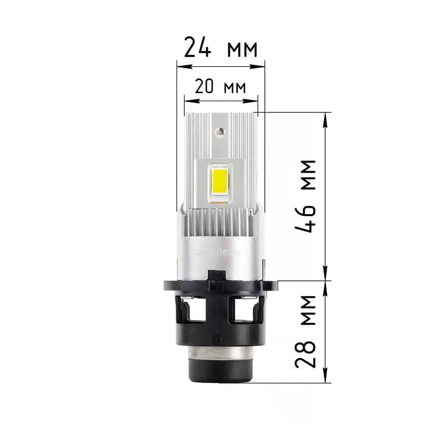 Светодиодные LED лампы ElectroKot XeLED вместо ксенона D2S, D2R 6000K к-т 2шт
