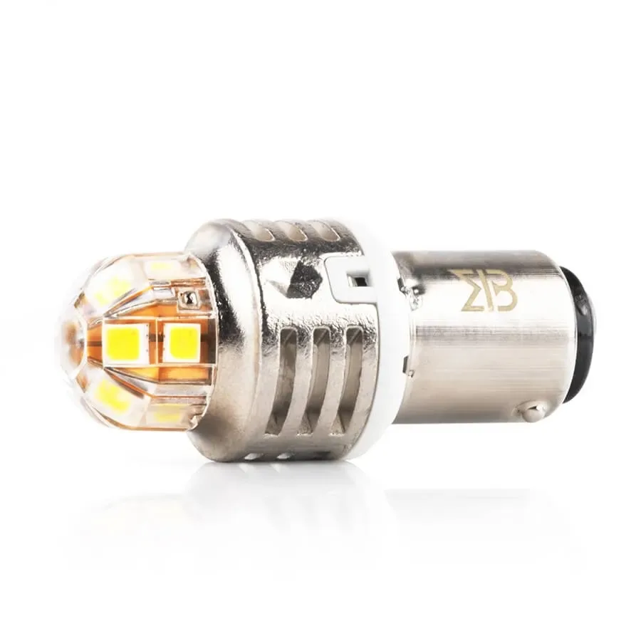 Лампа диодная ElectroKot T-серия 10-50V BAY15D P21/5W 5000K белый свет к-т 2шт