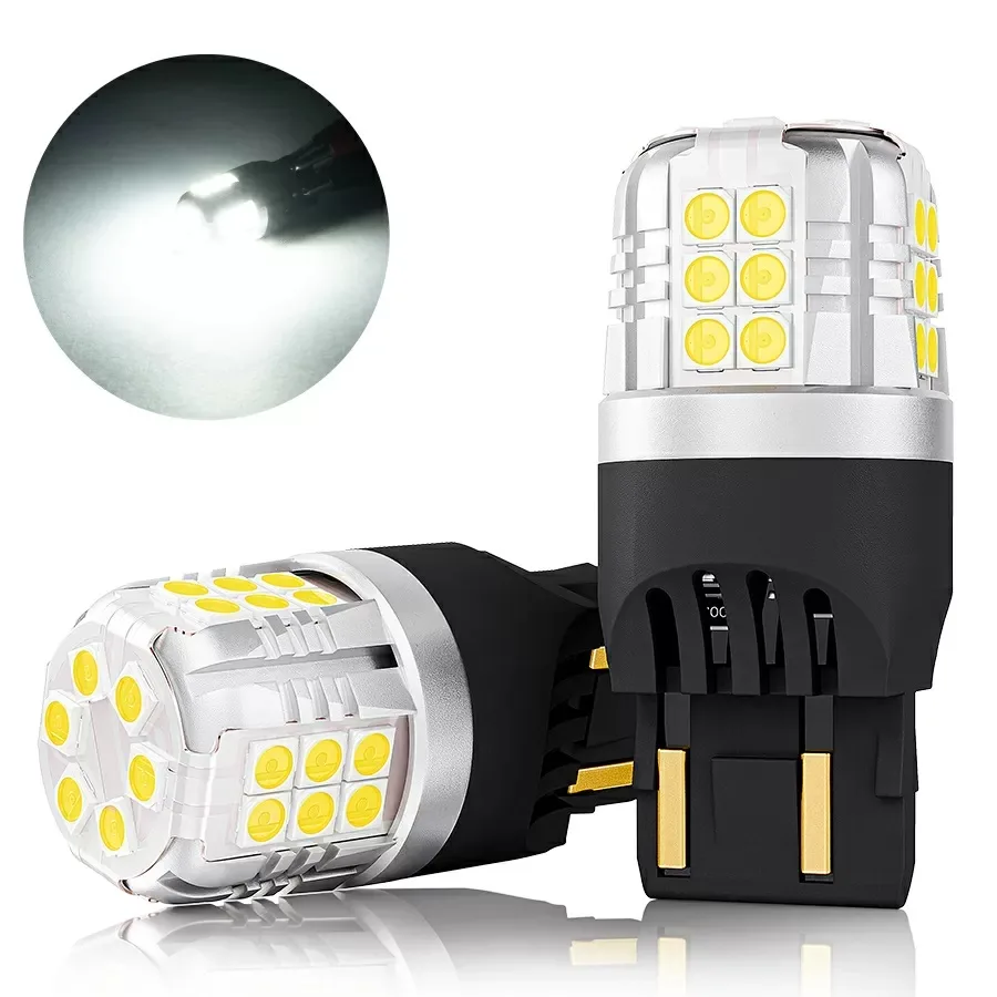 Лампа диодная ElectroKot УльтраЛед 12V W21/5W б/ц 7443 белый кт. 2шт