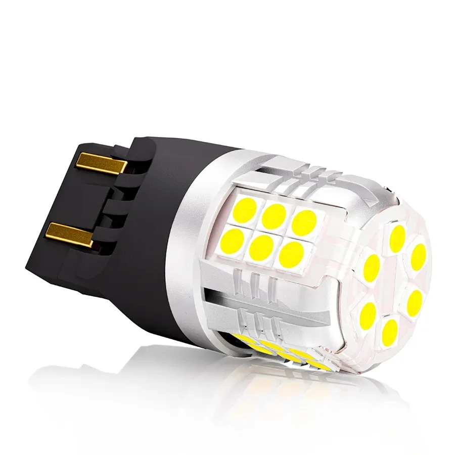 Лампа диодная ElectroKot УльтраЛед 12V W21/5W б/ц 7443 белый кт. 2шт
