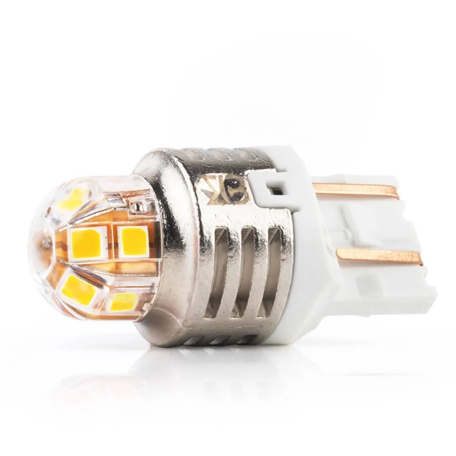 Лампа диодная ElectroKot T-серия 10-50V W21/5W б/ц 7443 белый свет к-т 2шт