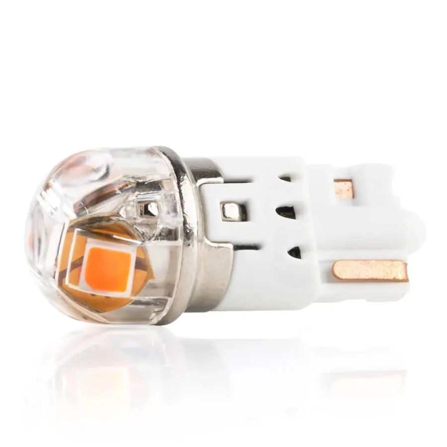 Лампа диодная ElectroKot T-серия 10-50V T10 W5W оранжевый свет к-т 2шт