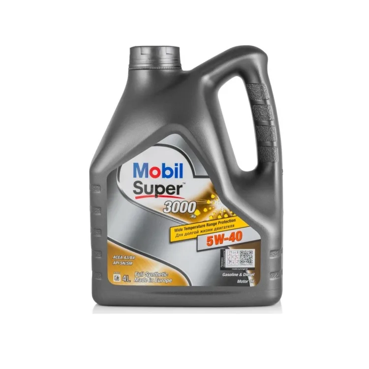 Масло моторное Mobil Super 3000 X1 A3/B4 5w40 4л.
