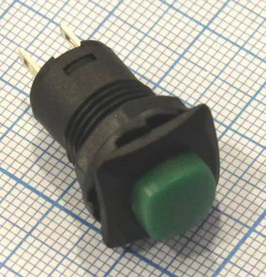 Кнопка с фиксацией 12V 1,5A (2c) красн/син/зел/желт DS-226