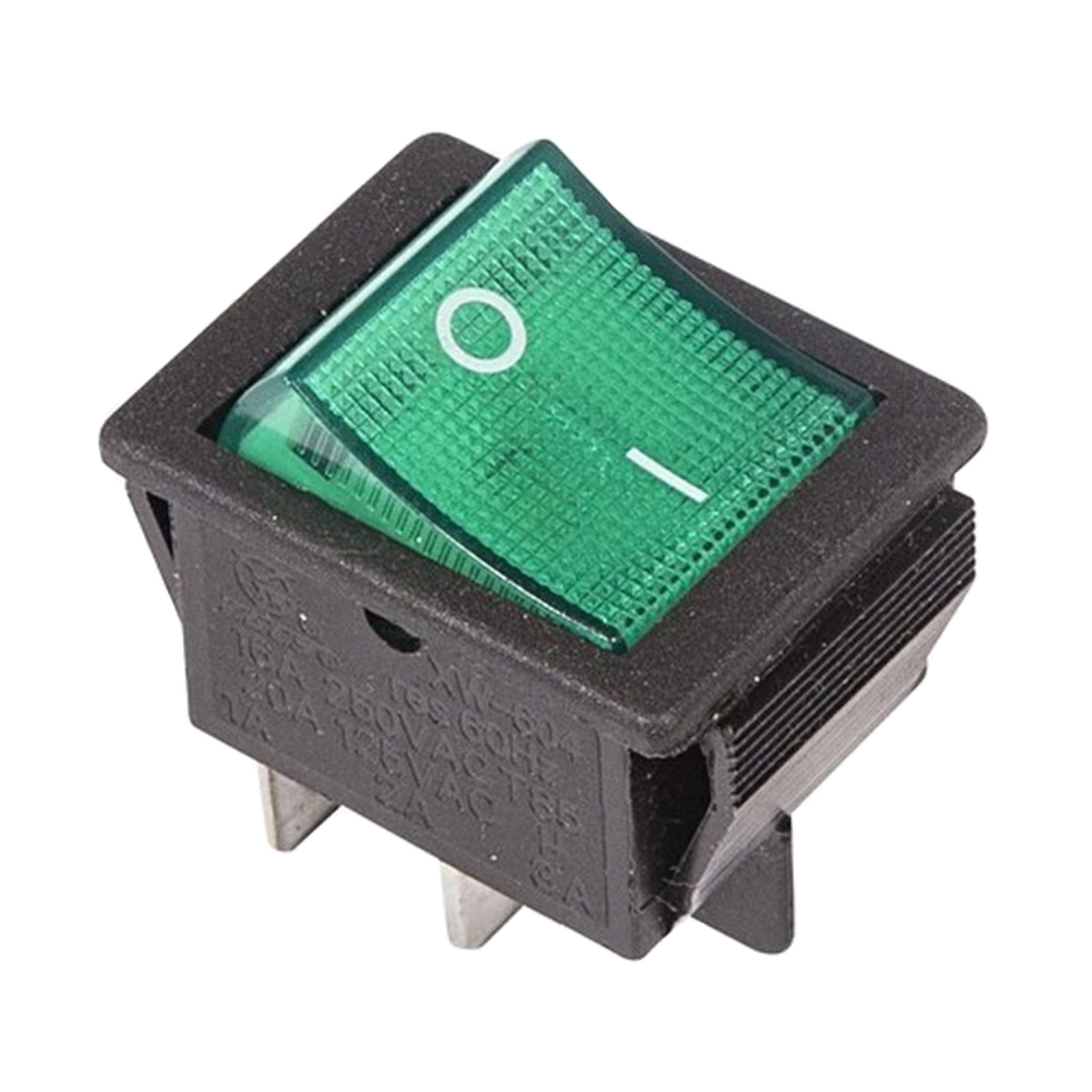 Кнопка-клавиша 250V 6A (4c) on-off mini SC-727