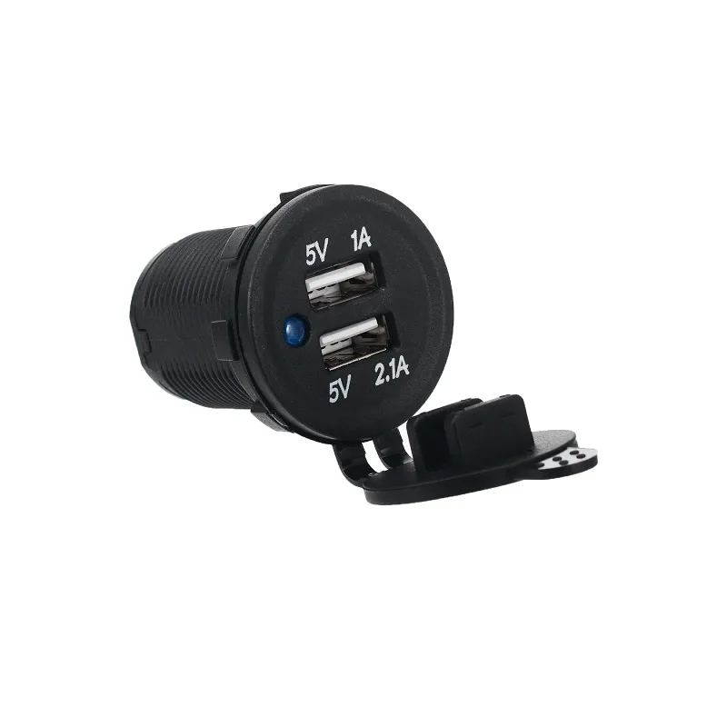 АЗУ врезное ун-ое CarLIVE 2USB PD30 W12/24V QC3.0+вольтметр S862