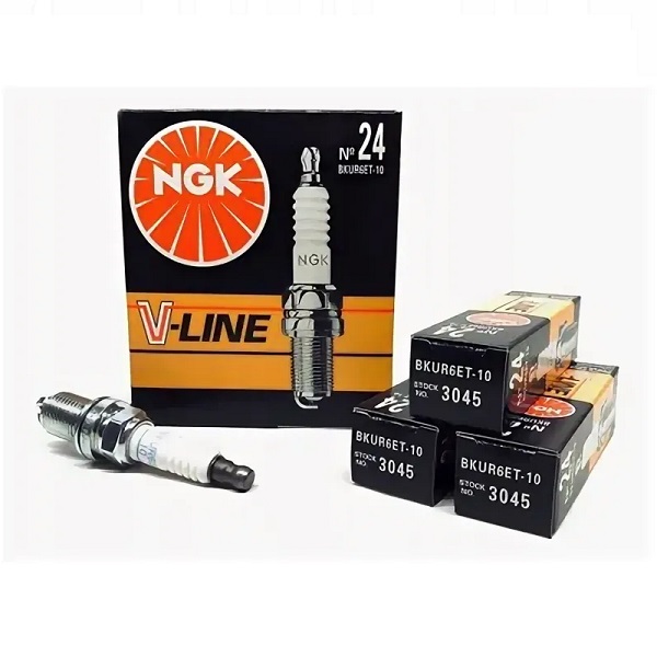 Свечи NGK V-line №24 3045 AUDI, MERCEDES, VW (BKUR6ET-10)