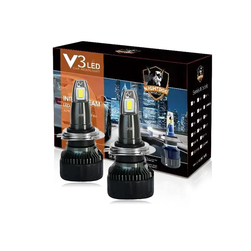 Лампа диодная V3 9-32V H1 6500lm К-т