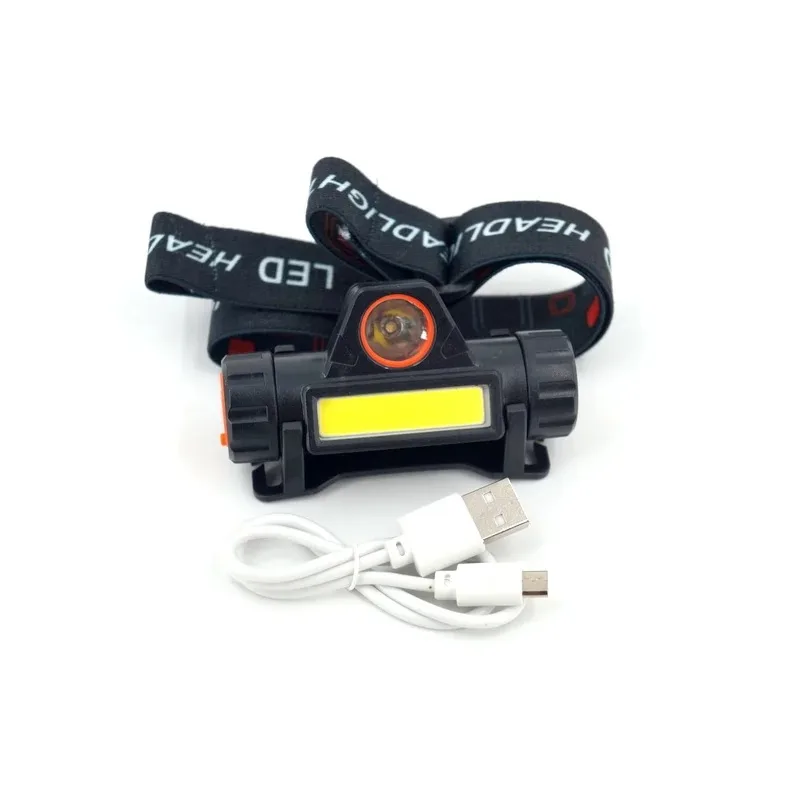 Фонарик налобный HT-679/1807 (зарядка через microUSB)
