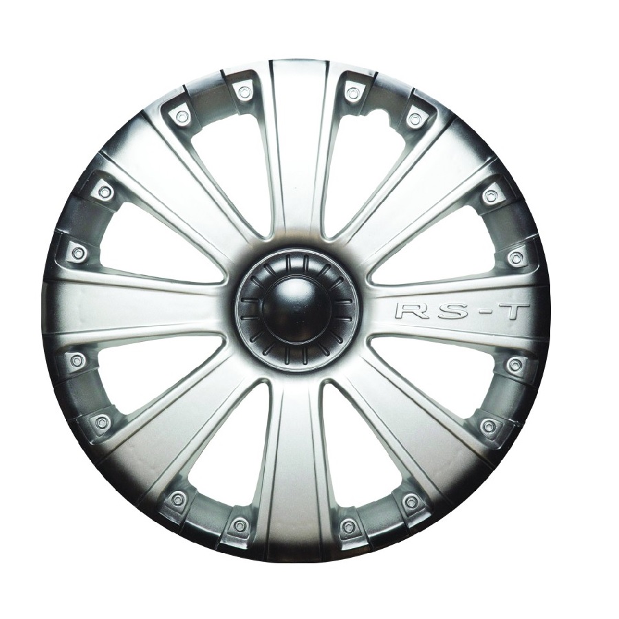 Колпаки R 15" RS-T серебристо-черный