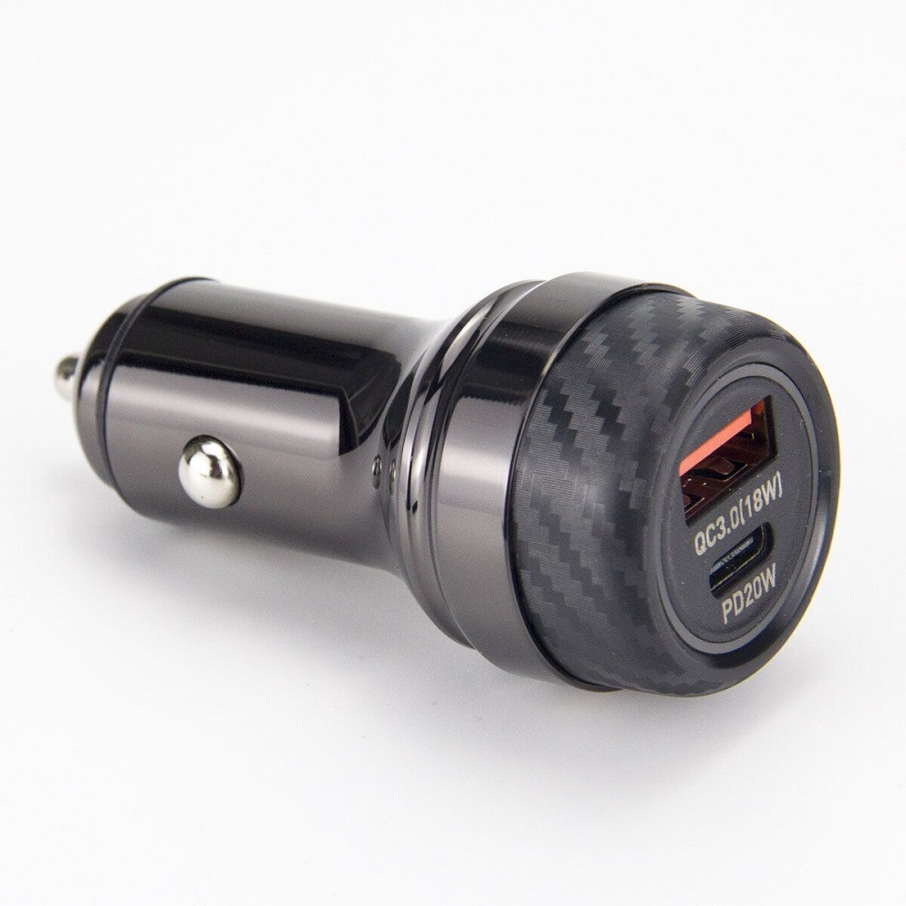 АЗУ USB порт MIVO MU338Q / Type-C / USB / 38W