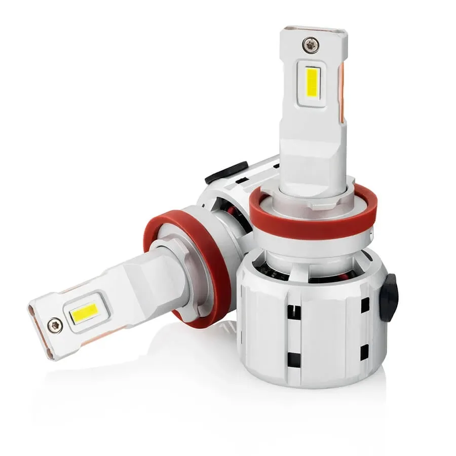 Светодиодные LED лампы ElectroKot UltraLED 12-24V H11 6000K, 12000Lm к-т 2шт