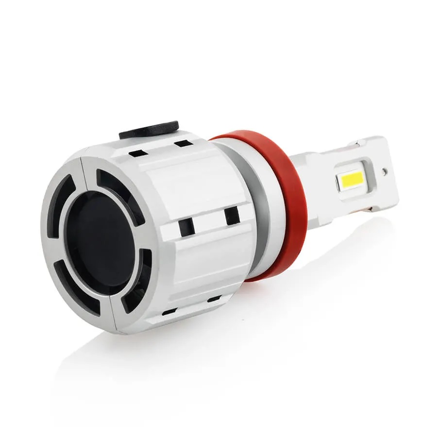 Светодиодные LED лампы ElectroKot UltraLED 12-24V H11 6000K, 12000Lm к-т 2шт