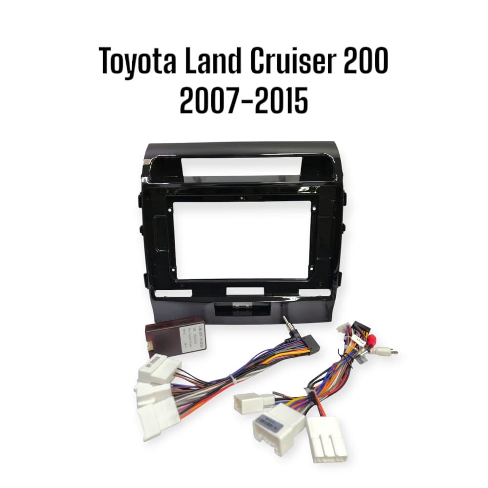 Установочный к-т для штатной а/м 10" TOYOTA Land Cruiser 200 2007-2015 + проводка CAN