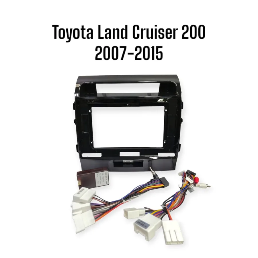 Установочный к-т для штатной а/м 10" TOYOTA Land Cruiser 200 2007-2015 + проводка CAN