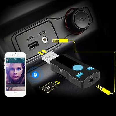 Bluetooth ресивер BT-390/620 с AUX (питание через USB)