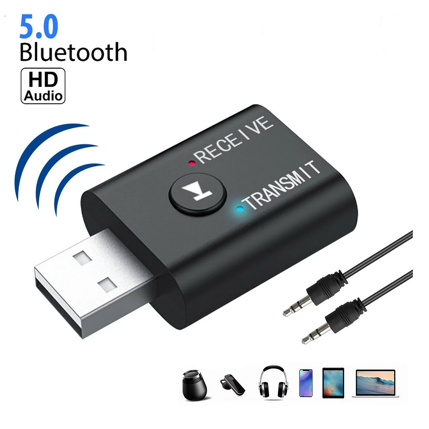 Bluetooth ресивер BT-390/620 с AUX (питание через USB)