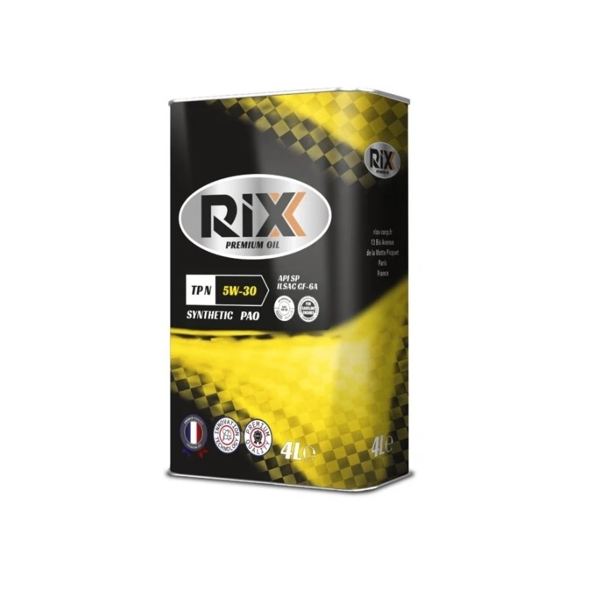 Масло моторн. RIXX TP N 5W-30 GF-6A PAO+ 4 л синт.