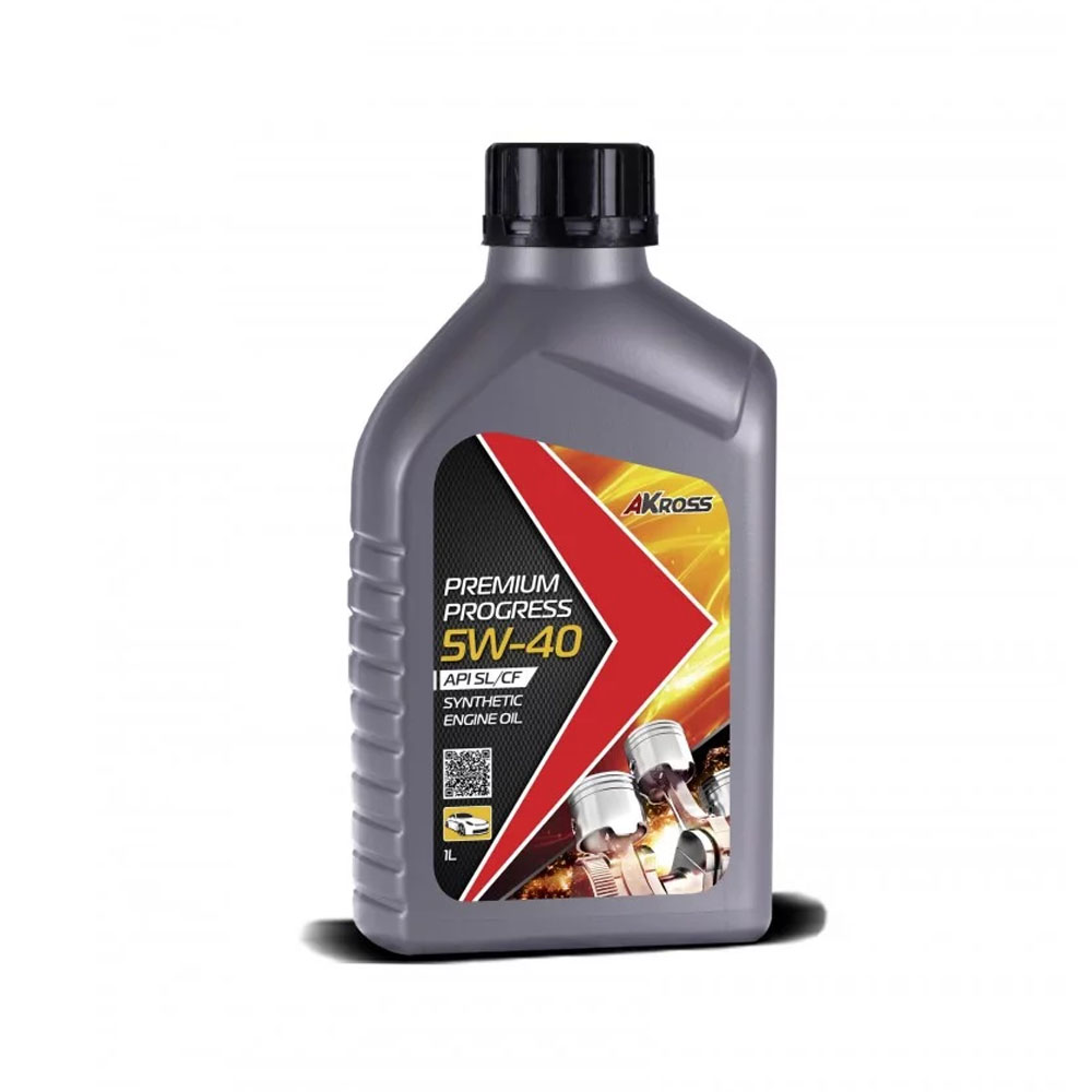 Масло моторн. AKross PREMIUM PROGRESS 5W-40 SL/CF 1 л синт.