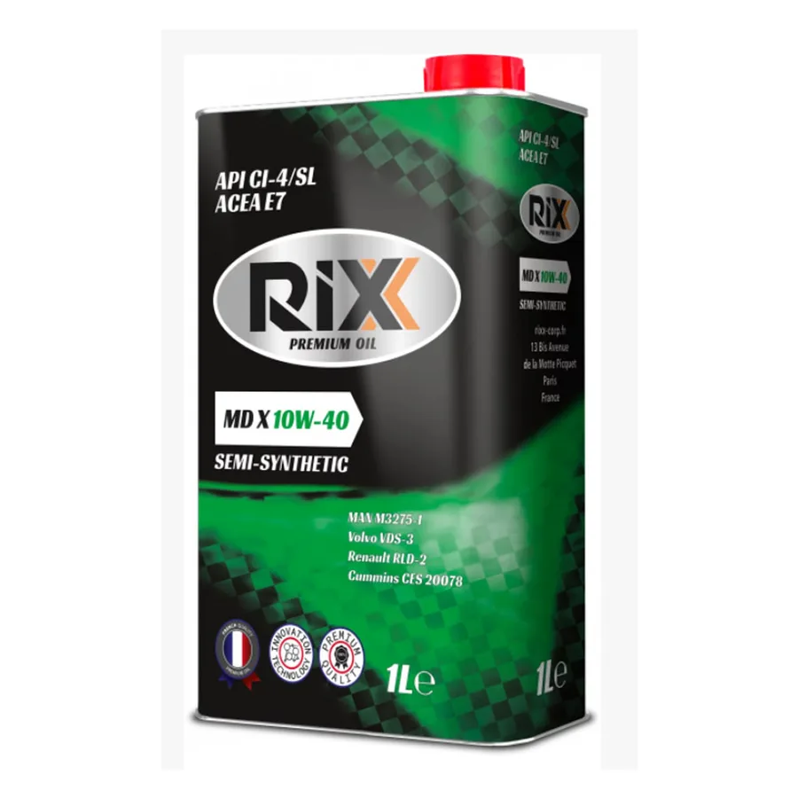 Масло моторн. RIXX MD X 10W-40 CI-4/SL 1 л п/синт.