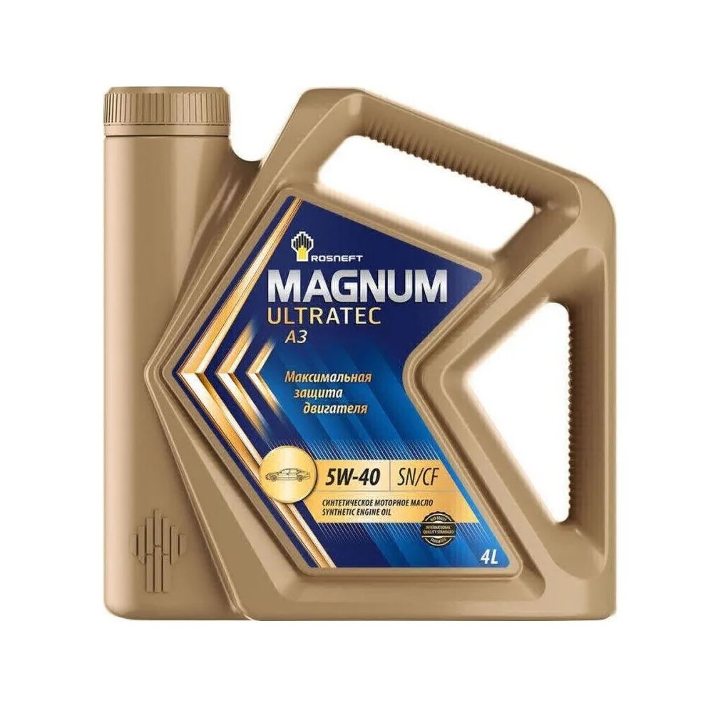 Масло моторное РОСНЕФТЬ Magnum Ultratec SN/CF A3 5w40 4л синт.