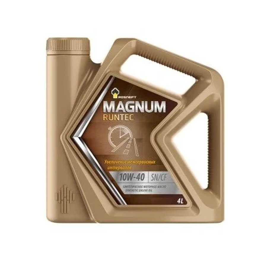 Масло моторное РОСНЕФТЬ Magnum Runtec SN/CF 10w40 4л синт.