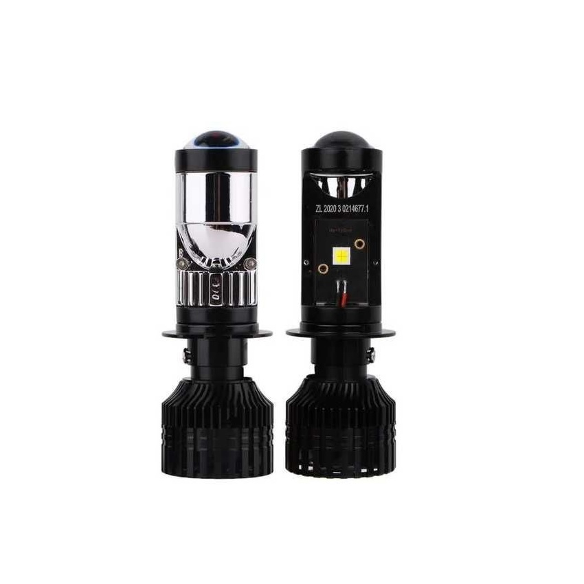 Лампа диодная A8-H7 12V 12-24V 30W 5000K (мини линза) к-т 2шт